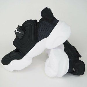 Nike Aqua Rift Women's Shoes Sandals Sneakers Black White Size 6 New